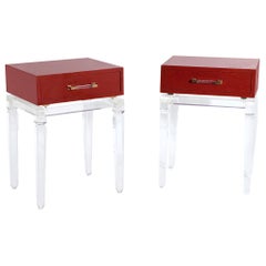 Pair of Modernist End Tables by Fabian