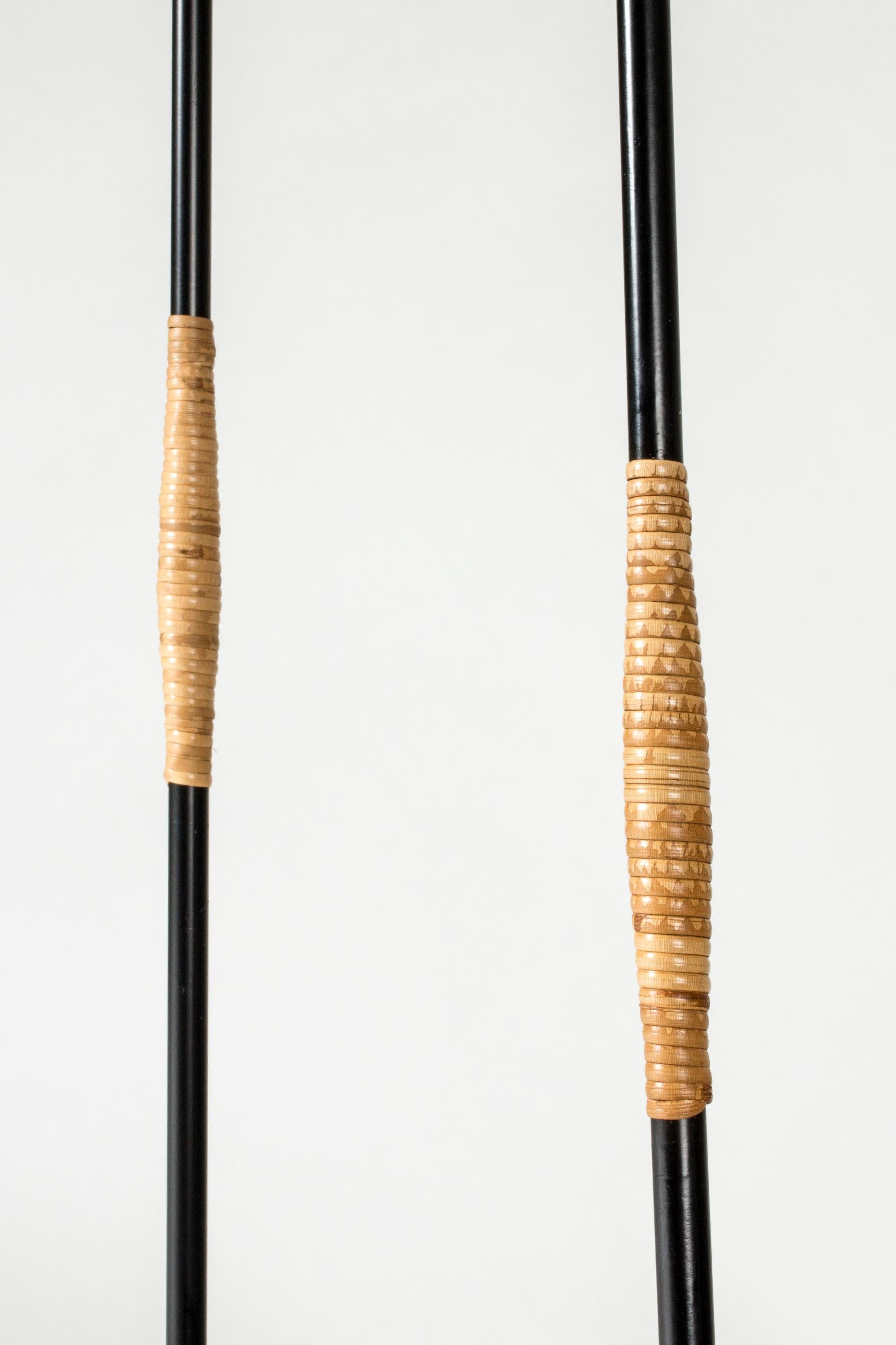 Mid-20th Century Pair of Modernist floor lamps by Svend Aage Holm Sørensen, Denmark, 1950s For Sale