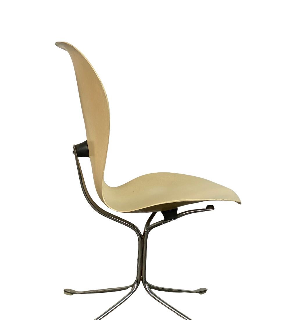 Pair of Modernist “Ion” Chairs Designed by Gideon Kramer 2