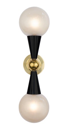 Coppia di lampade di Murano moderniste italiane