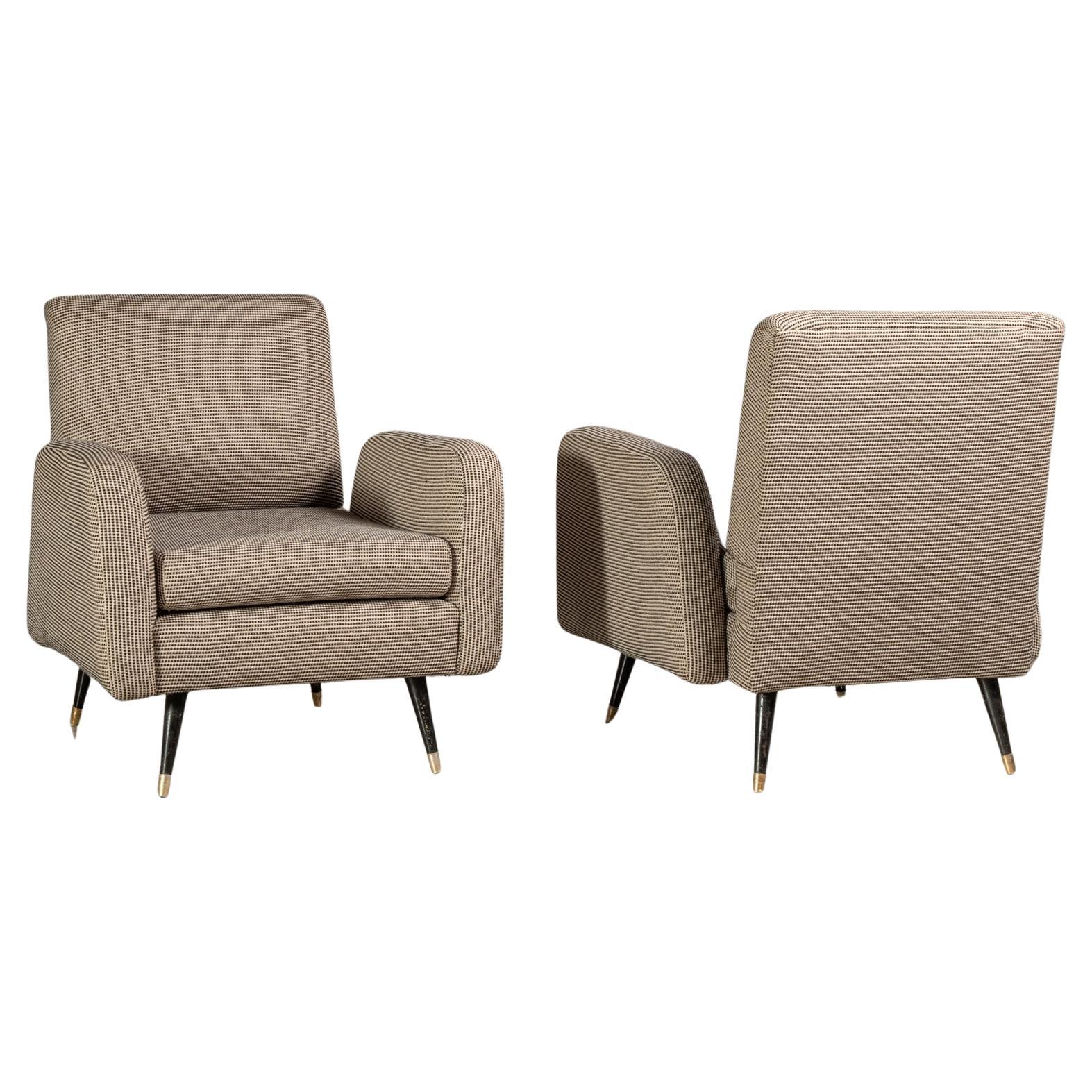 Pair of Modernist Lounge Chairs, by Martin Eisler, Brazilian Mid-Century Design