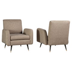 Pair of Modernist Lounge Chairs, by Martin Eisler, Brazilian Mid-Century Design 