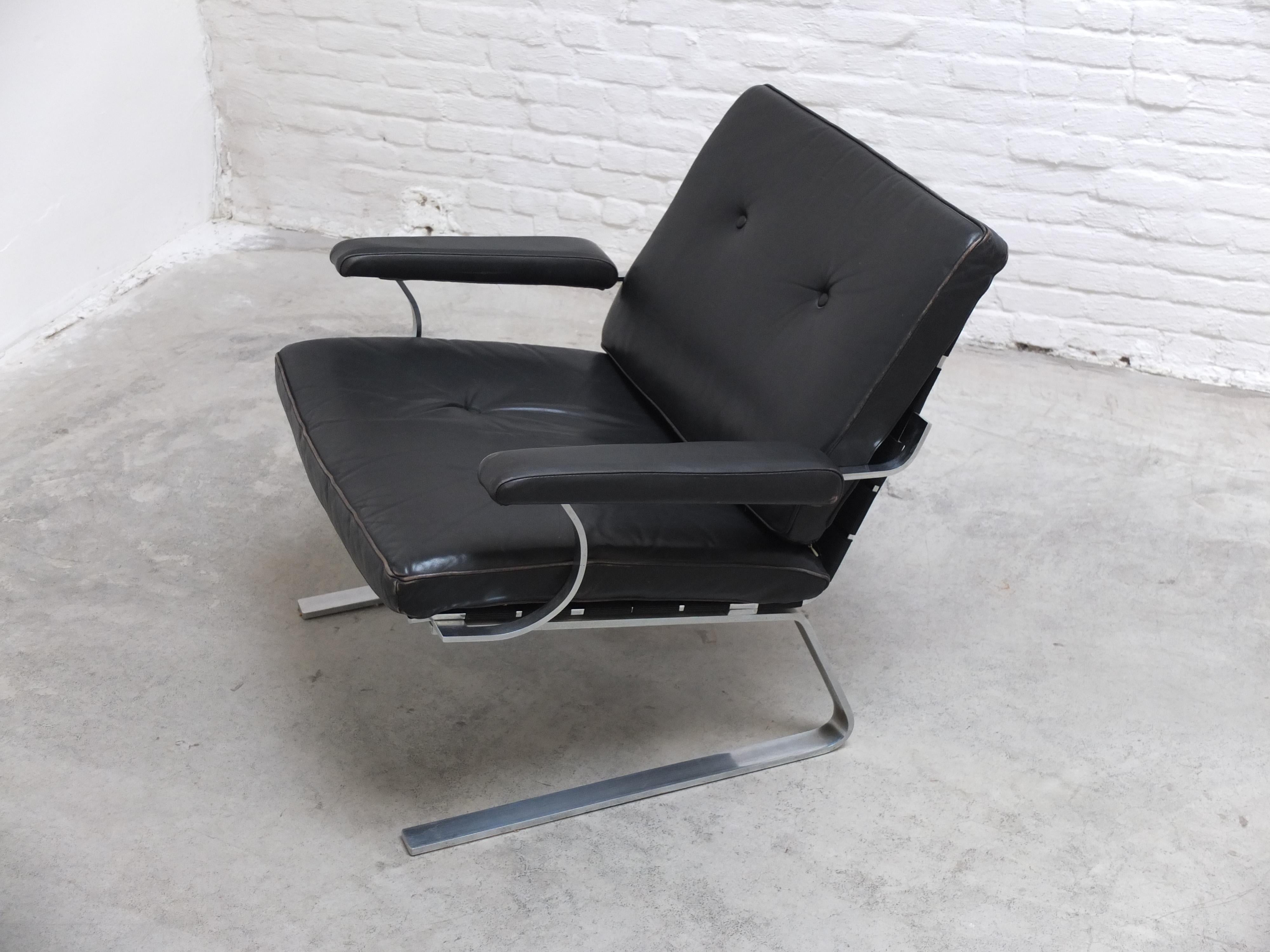 Paire de chaises longues modernistes de Reinhold Adolf pour COR, années 1960 en vente 8