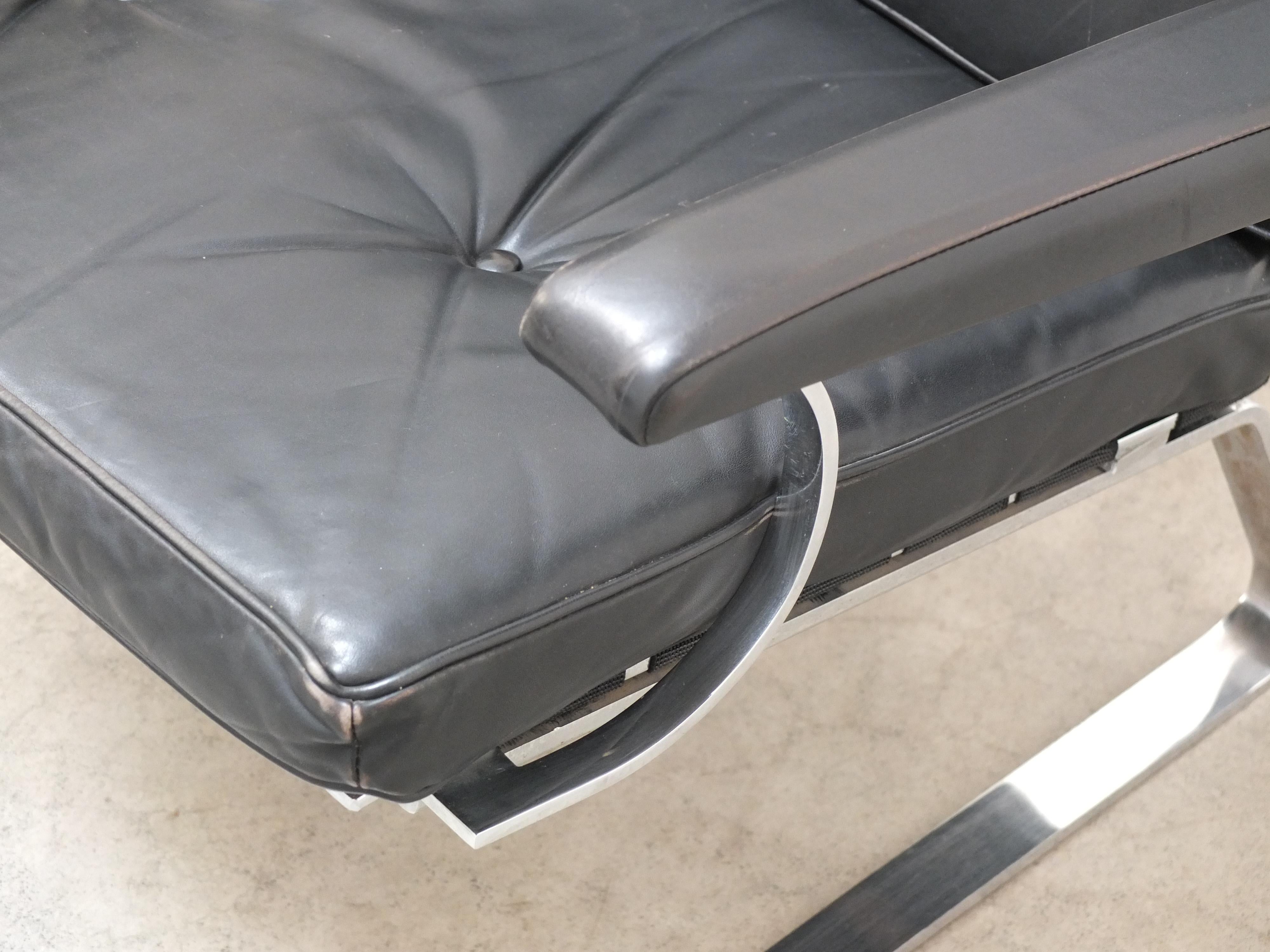 Paire de chaises longues modernistes de Reinhold Adolf pour COR, années 1960 en vente 9