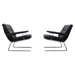 Pair of Modernist Lounge Chairs by Reinhold Adolf for COR, 1960s