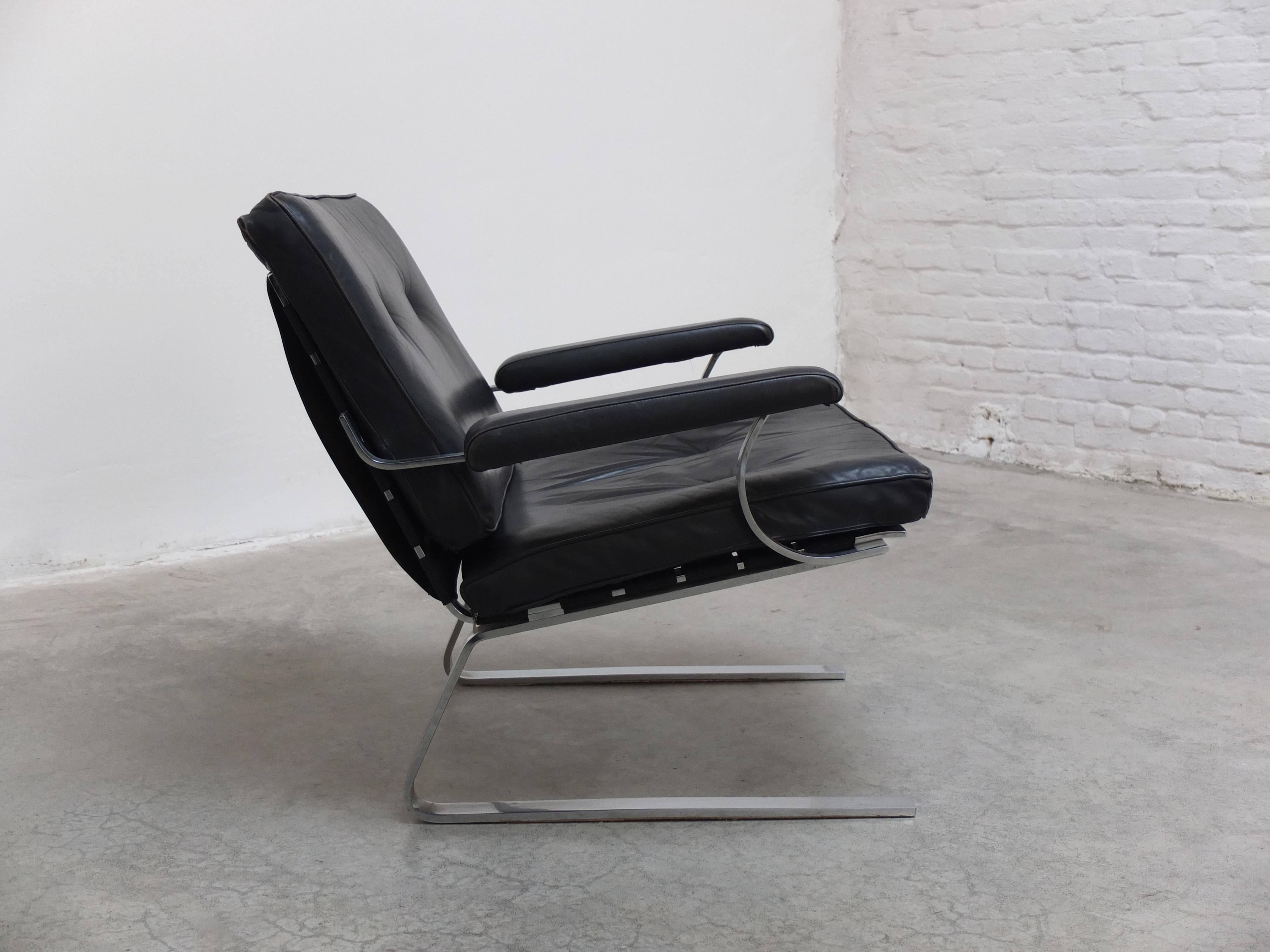 Paire de chaises longues modernistes de Reinhold Adolf pour COR, années 1960 Bon état - En vente à Antwerpen, VAN