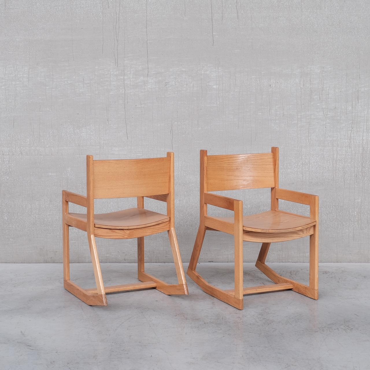 Pair of Modernist Mid-Century Rocking Chairs 5