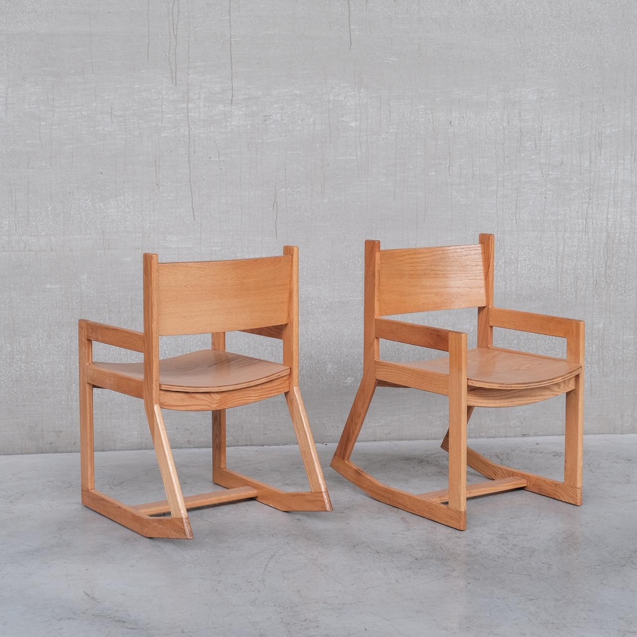 Pair of Modernist Mid-Century Rocking Chairs 6