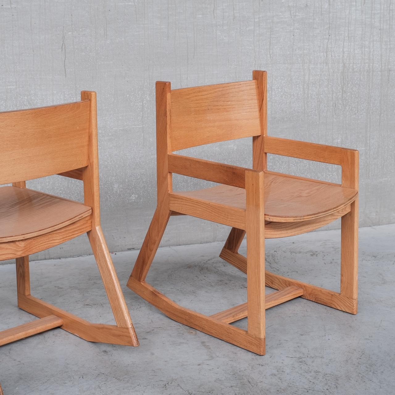 Pair of Modernist Mid-Century Rocking Chairs 7