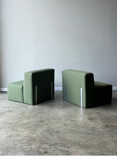 Pair of Modernist Modular Lounges / Loveseat