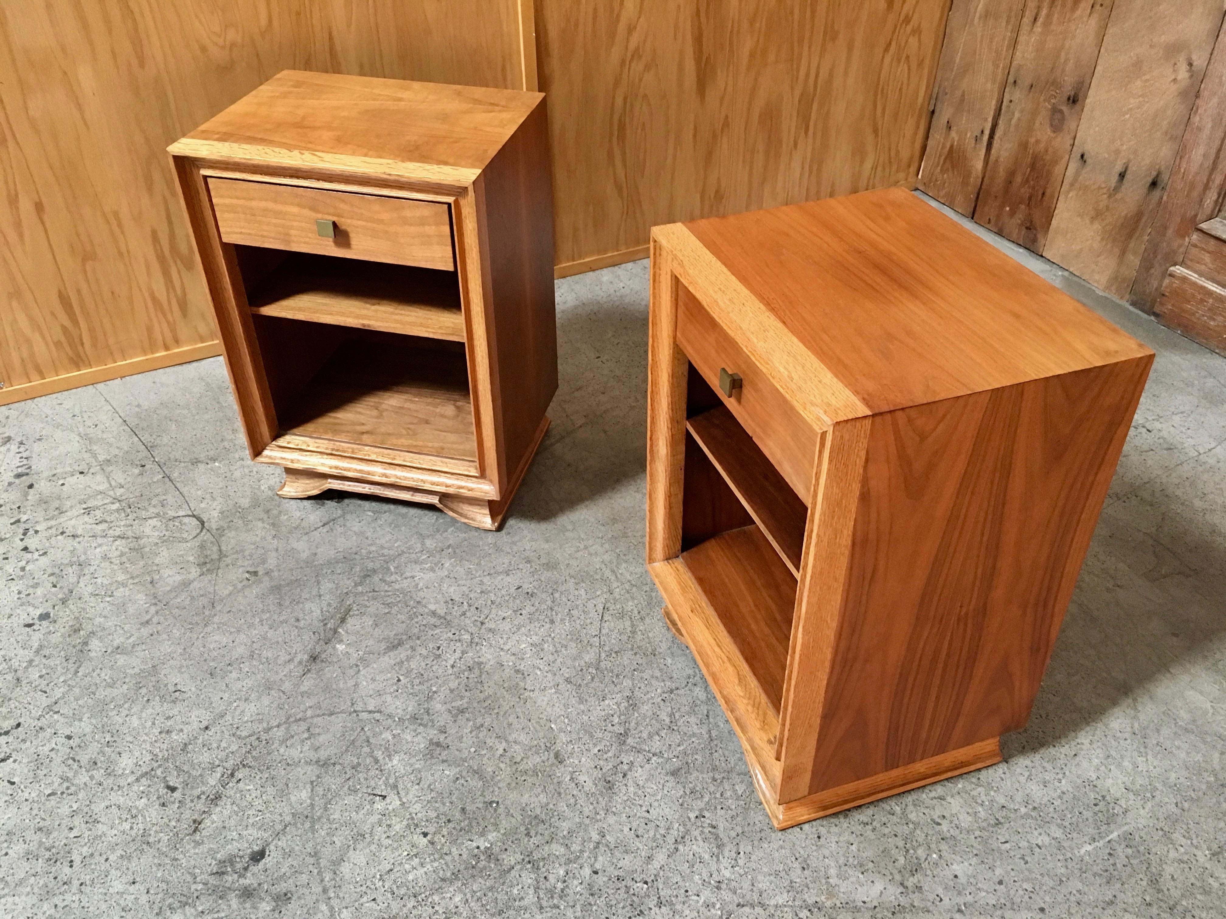 Pair of Modernist Night Stands 1