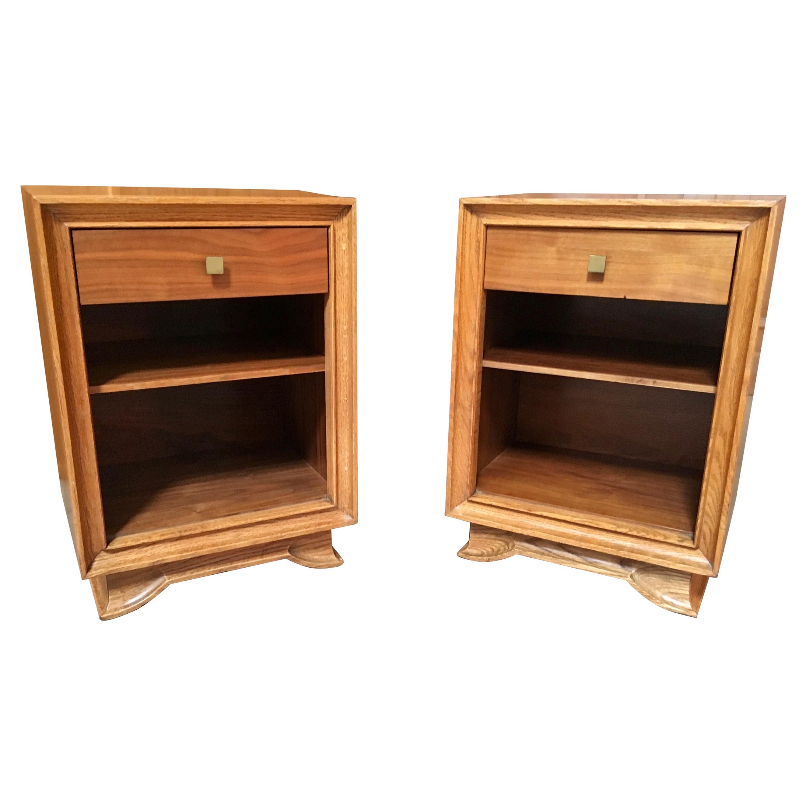 Pair of Modernist Night Stands