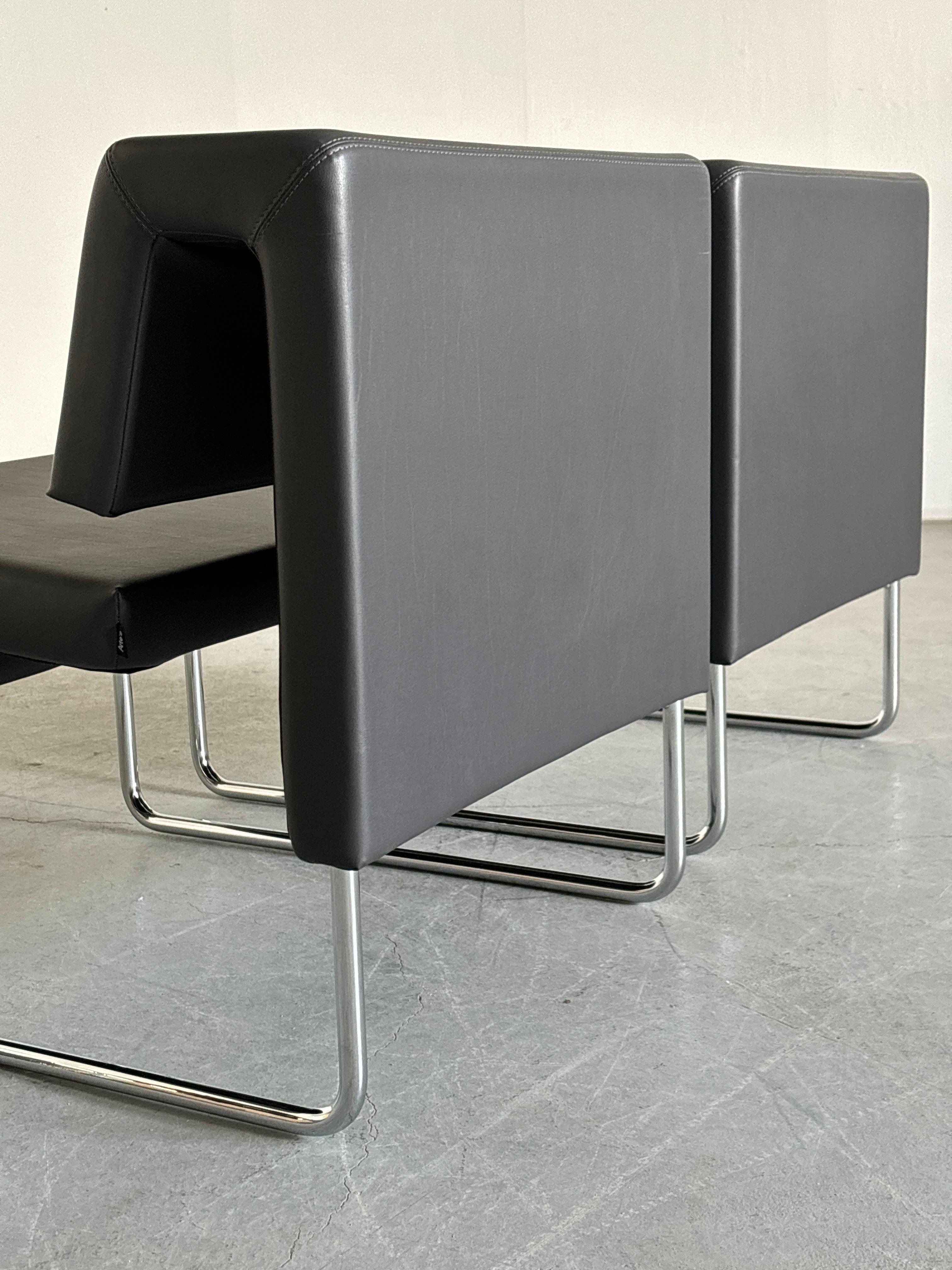 Paire de chaises longues modernes 