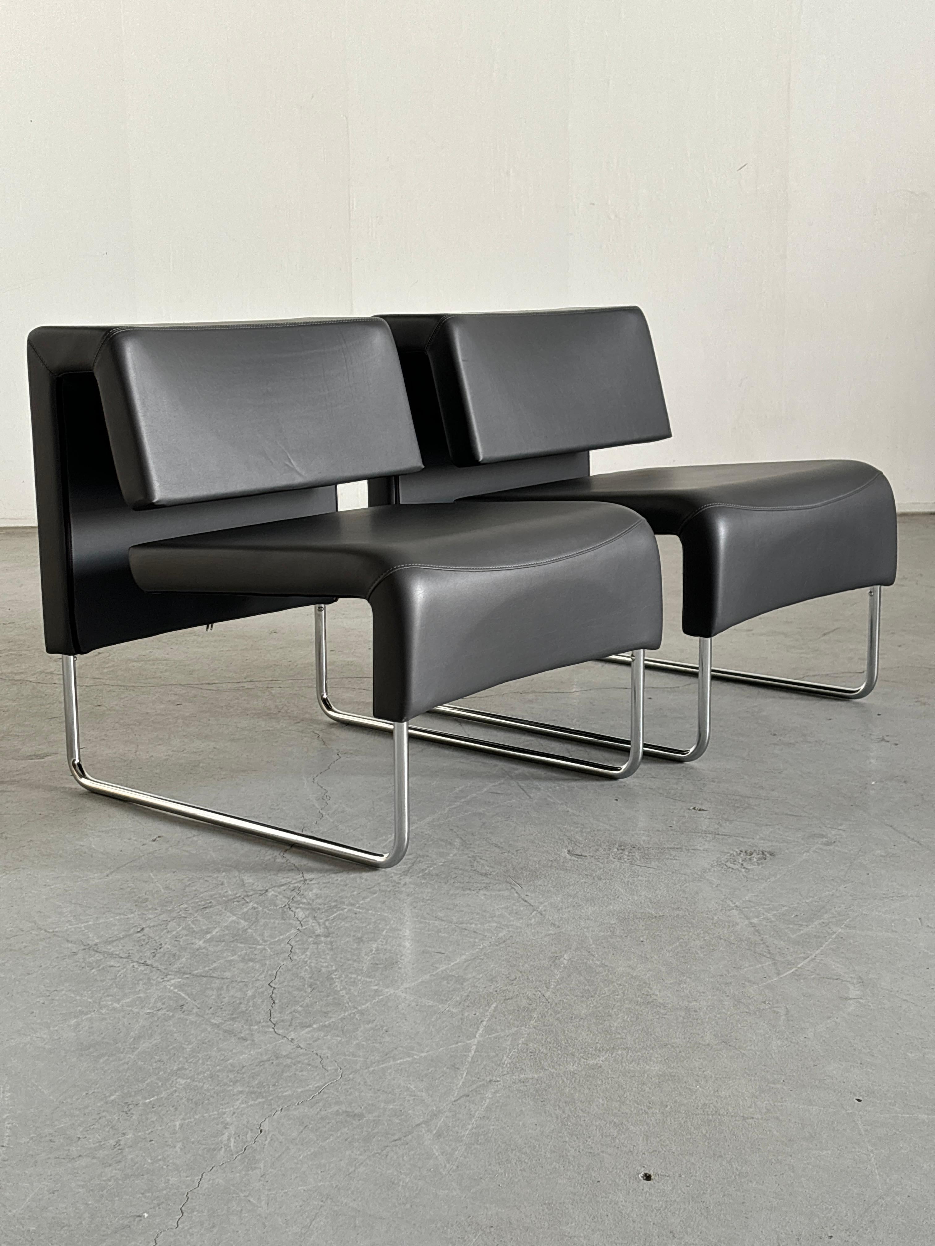 Européen Paire de chaises longues modernes 