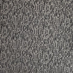 Pair of Modernist Pillows with Rectilinear Print in Charcoal and Slate Gray