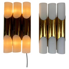 Pair of Modernist Sconces by Rolf Krüger for Paul Neuhaus Leuchten, 1960s