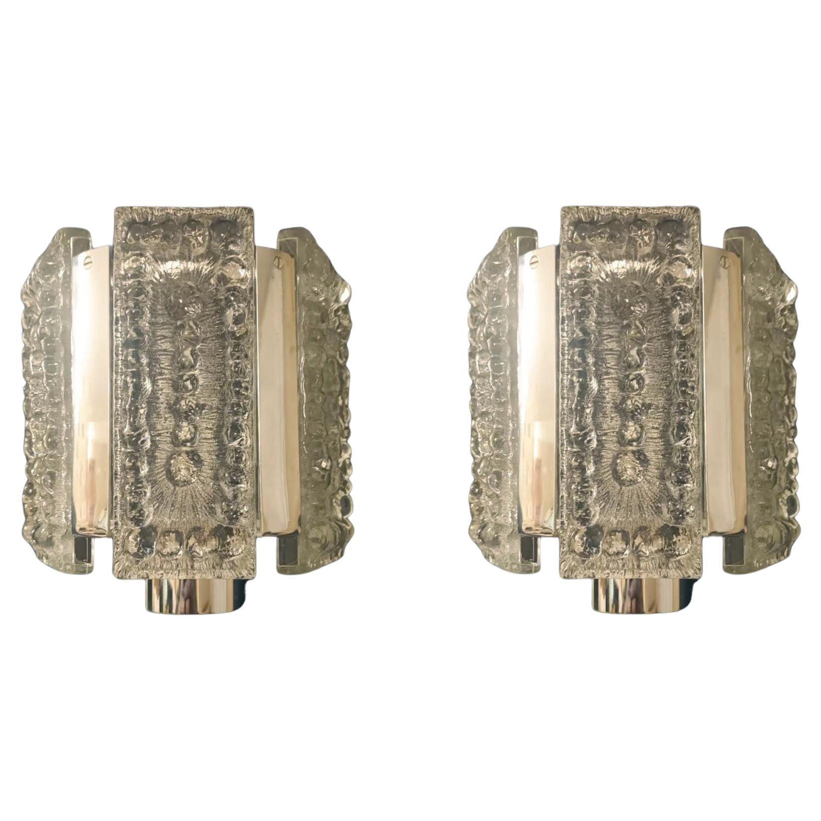 Pair of Modernist Sconces For Sale