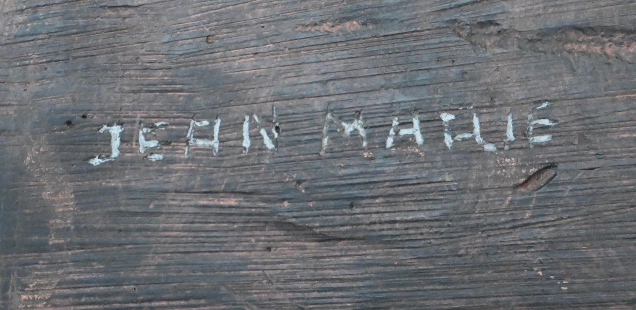 Metà XX secolo Pair Of Modernist Sculptures Signed “jean Marie”, by Louis Smeyers (1923–2009) in vendita