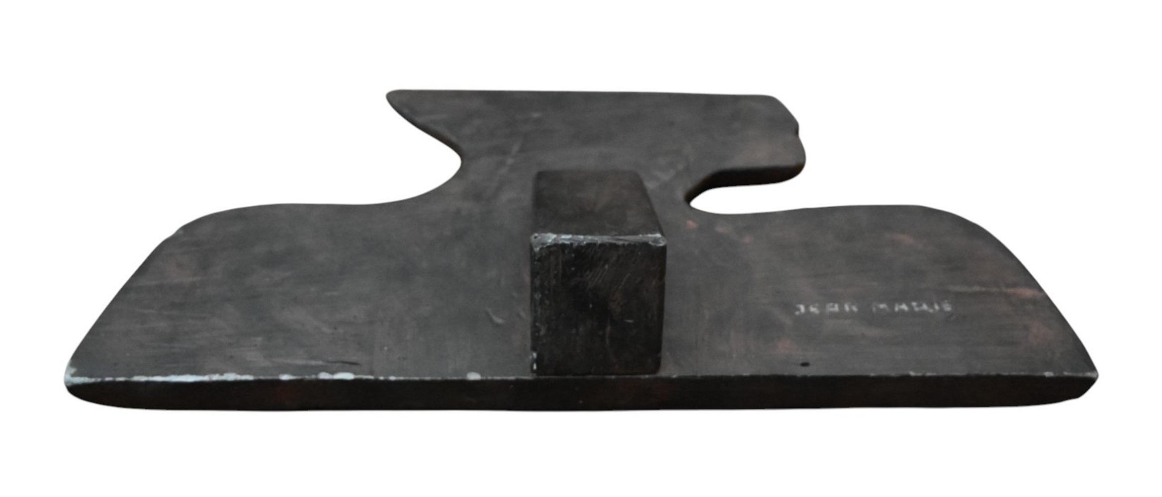 Intonaco Pair Of Modernist Sculptures Signed “jean Marie”, by Louis Smeyers (1923–2009) in vendita