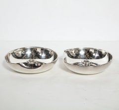 Pair of Modernist Sterling Candle Holders by Elsa Peretti for Tiffany & Co.