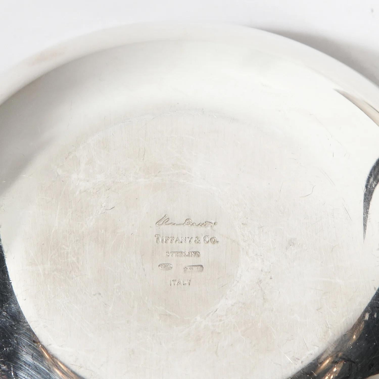 Pair of Modernist Sterling Candle Holders by Elsa Peretti for Tiffany & Co. In Excellent Condition For Sale In New York, NY