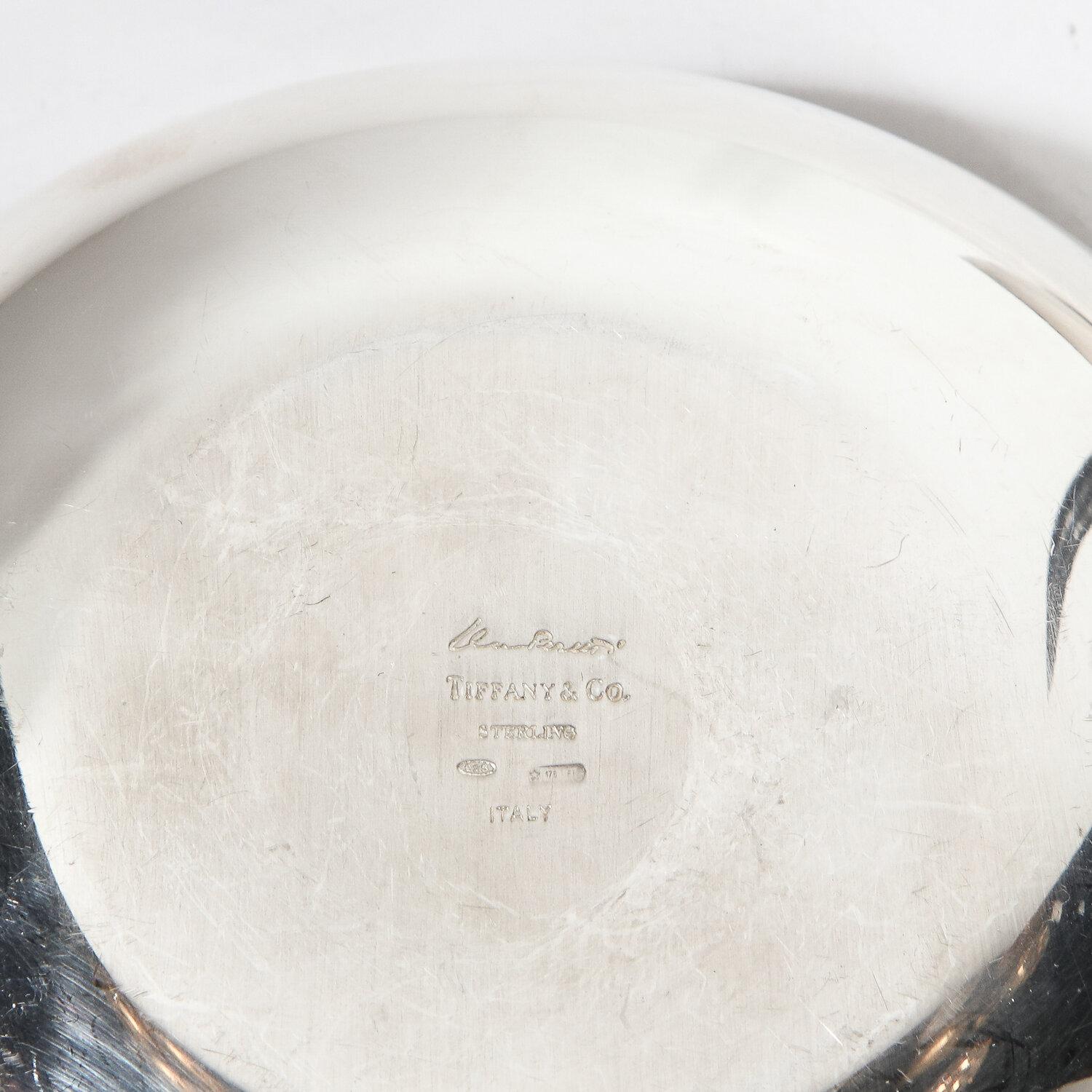 Pair of Modernist Sterling Candle Holders by Elsa Peretti for Tiffany & Co. Excellent état - En vente à New York, NY