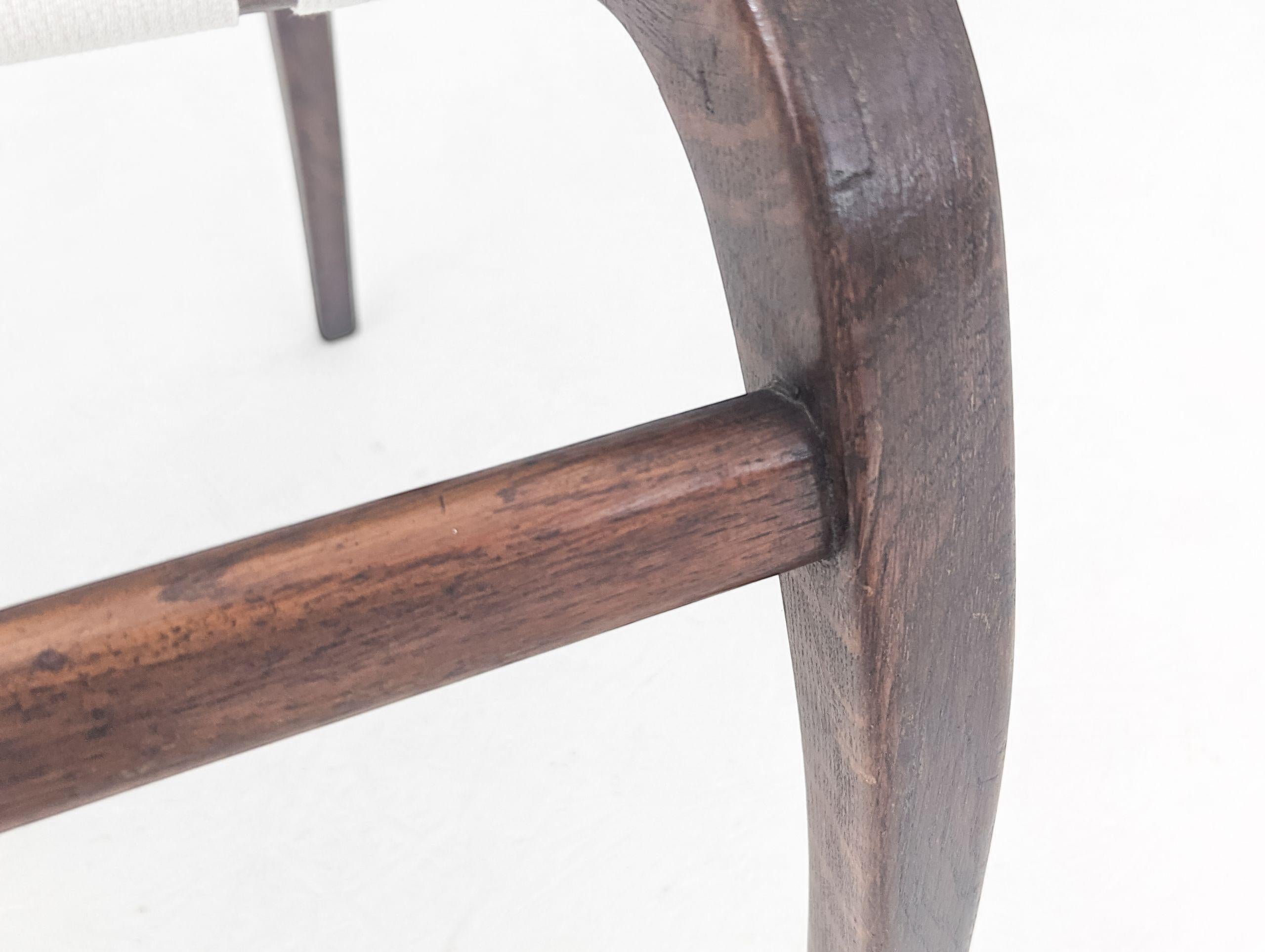 Pair of modernist stools by Ladislav Bartoníček for Krásná Jizba, 1940s For Sale 6