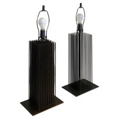 Pair of Modernist Table Lamps after Harry Bertoia