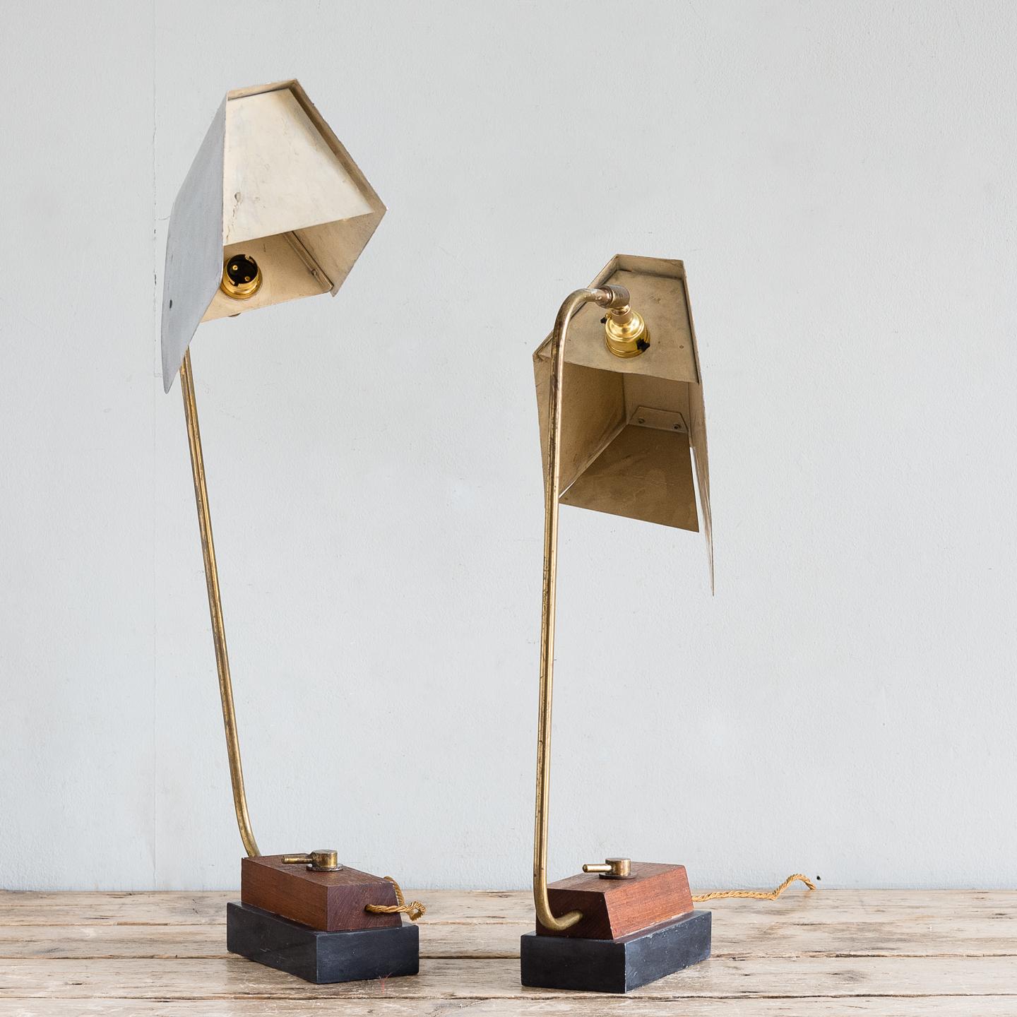 Pair of Modernist Table Lamps In Good Condition In London, GB