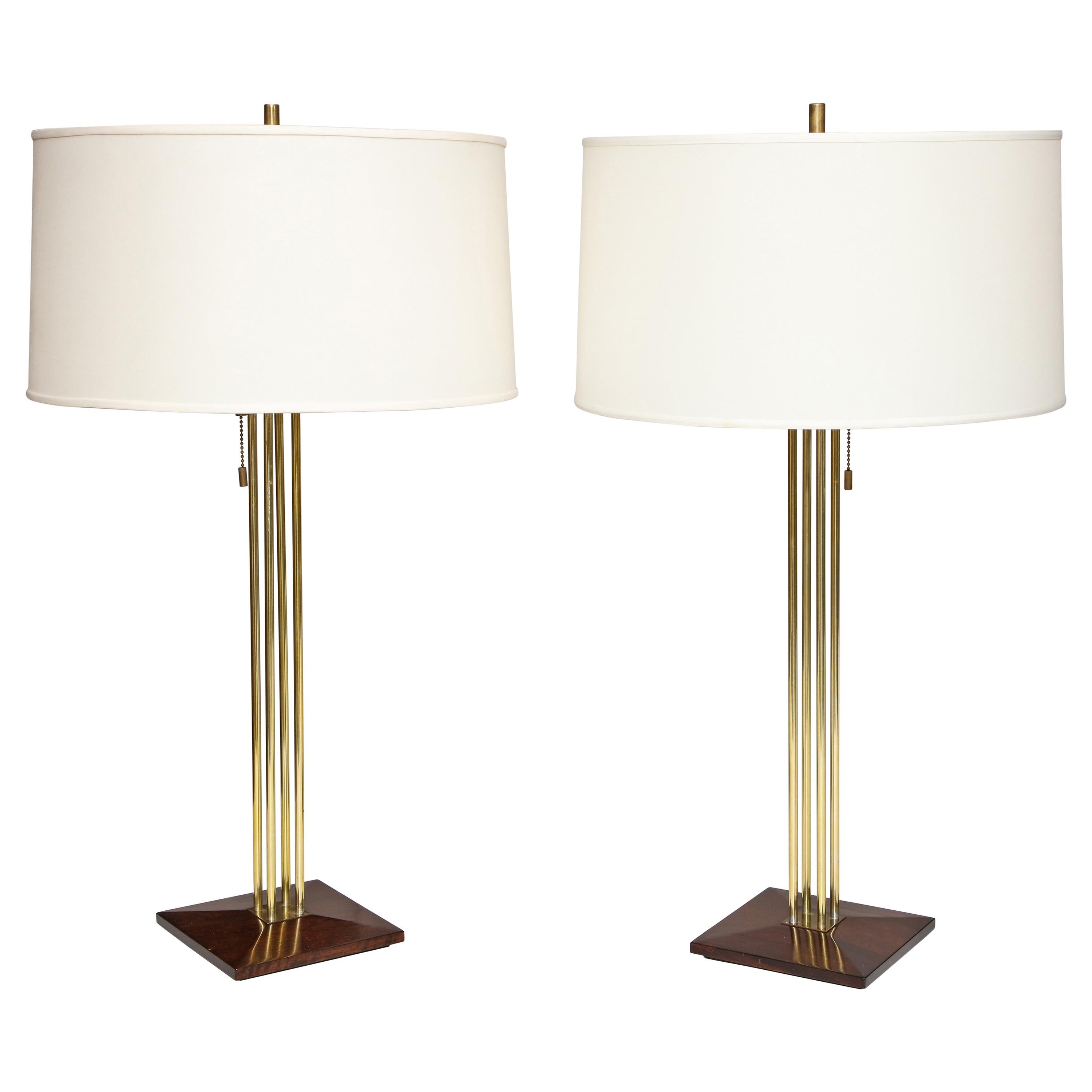 Pair of Modernist Table Lamps
