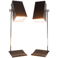 Pair of Modernist Vintage Table Lamps No. 0518 by Josef Hurka for Napako, 1960s
