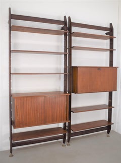 Pair of Modular Bookshelf, Italy, 1960s