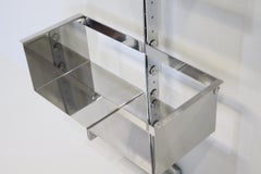 Pair of Modular Wall-Mounted Shelving System by Vittorio Introini for Saporiti