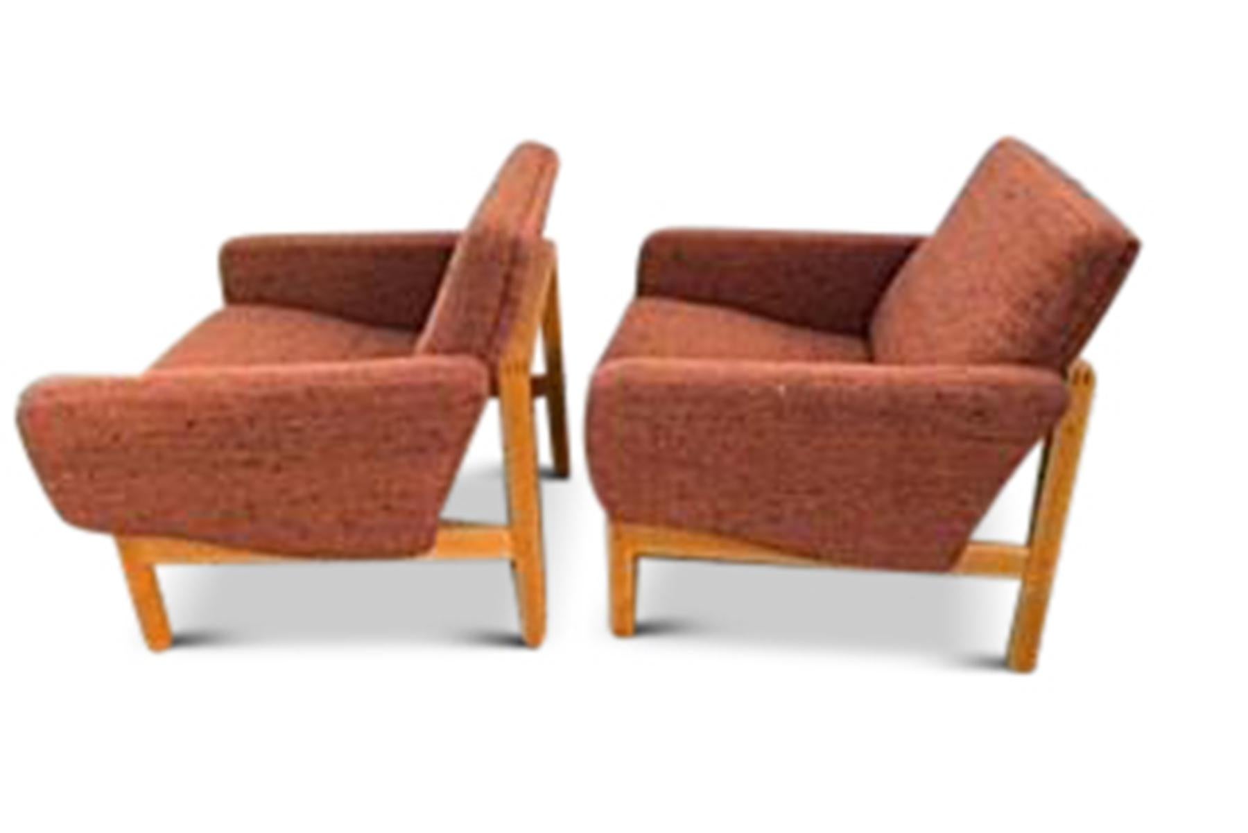 Danois Paire de fauteuils Moduline d'Ole Gjerlov-Knudsen en vente