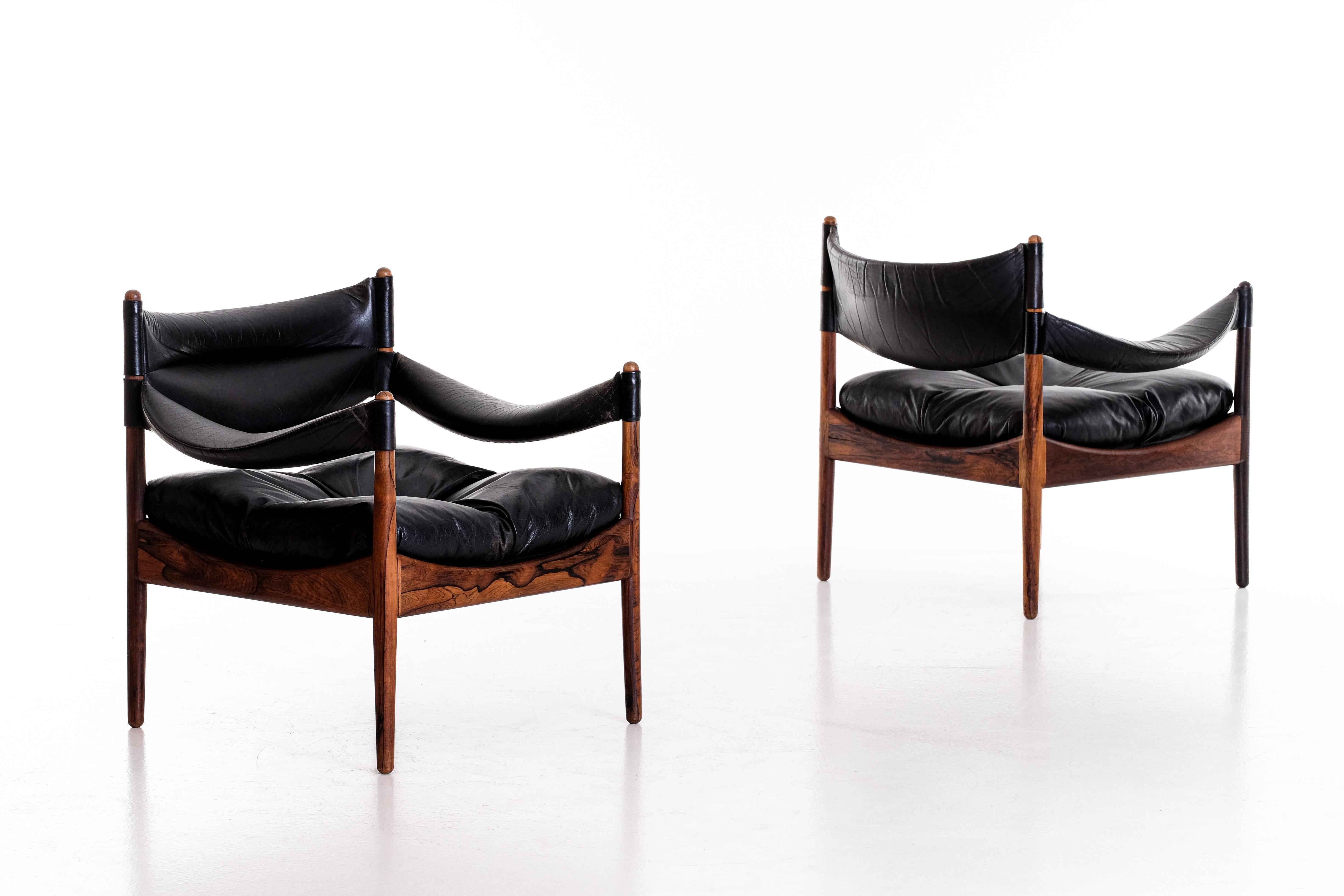 Ein Paar „Modus“-Sessel, entworfen von Kristian Solmer Vedel, Dänemark, 1960er Jahre (Skandinavische Moderne) im Angebot