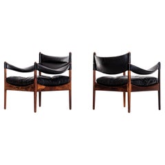 Ein Paar „Modus“-Sessel, entworfen von Kristian Solmer Vedel, Dänemark, 1960er Jahre