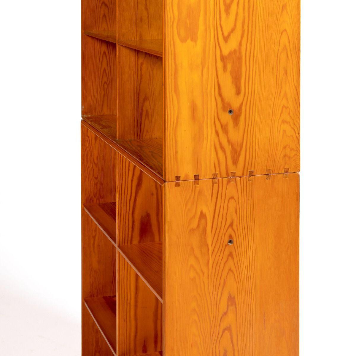 Coppia di librerie in pino Mogens Koch di Rud. Rasmussen In condizioni buone in vendita a Kastrup, DK