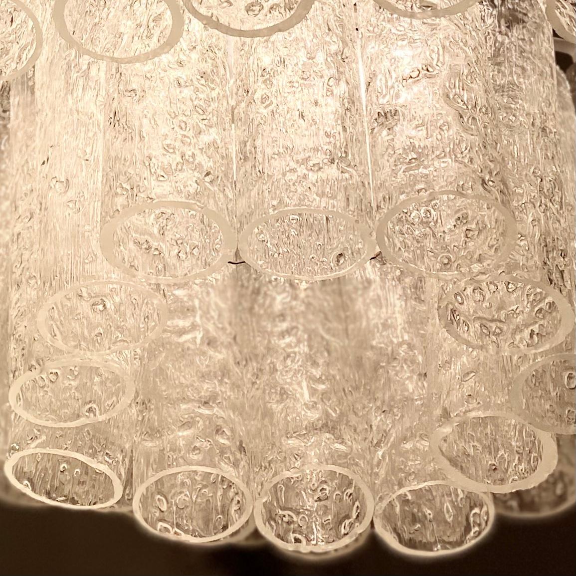 Molded Glass Light Fixture For Sale 4