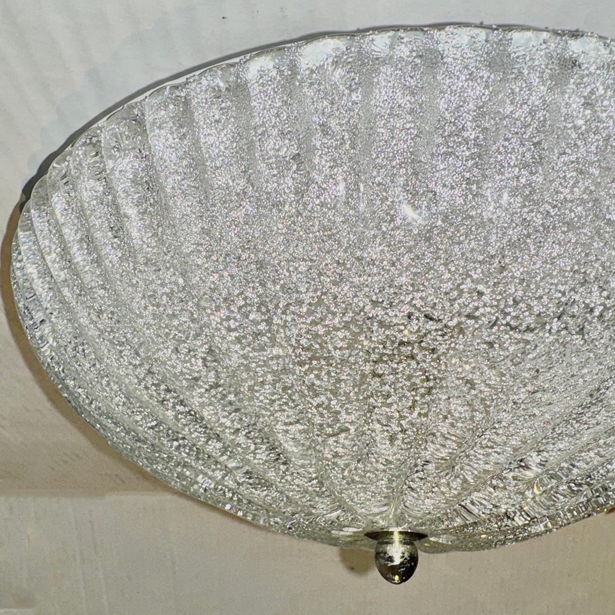 Pareja de Apliques de Cristal Moldeado. Se venden individualmente. Vidrio en venta