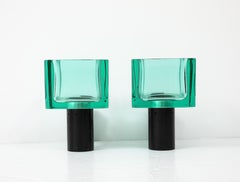 Paire d'appliques en verre moulé de Seguso