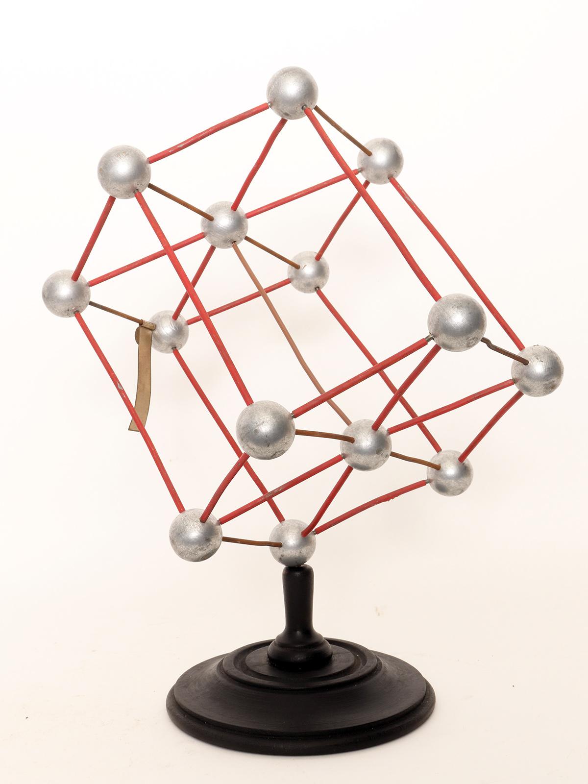 Pair of molecular atomic structure models. Leybold, Germany, 1940. For Sale 8