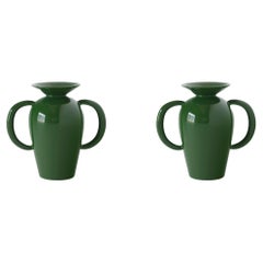 Pareja de jarrones Momento JH41, Esmeralda , de Jaime Hayon para &Tradition