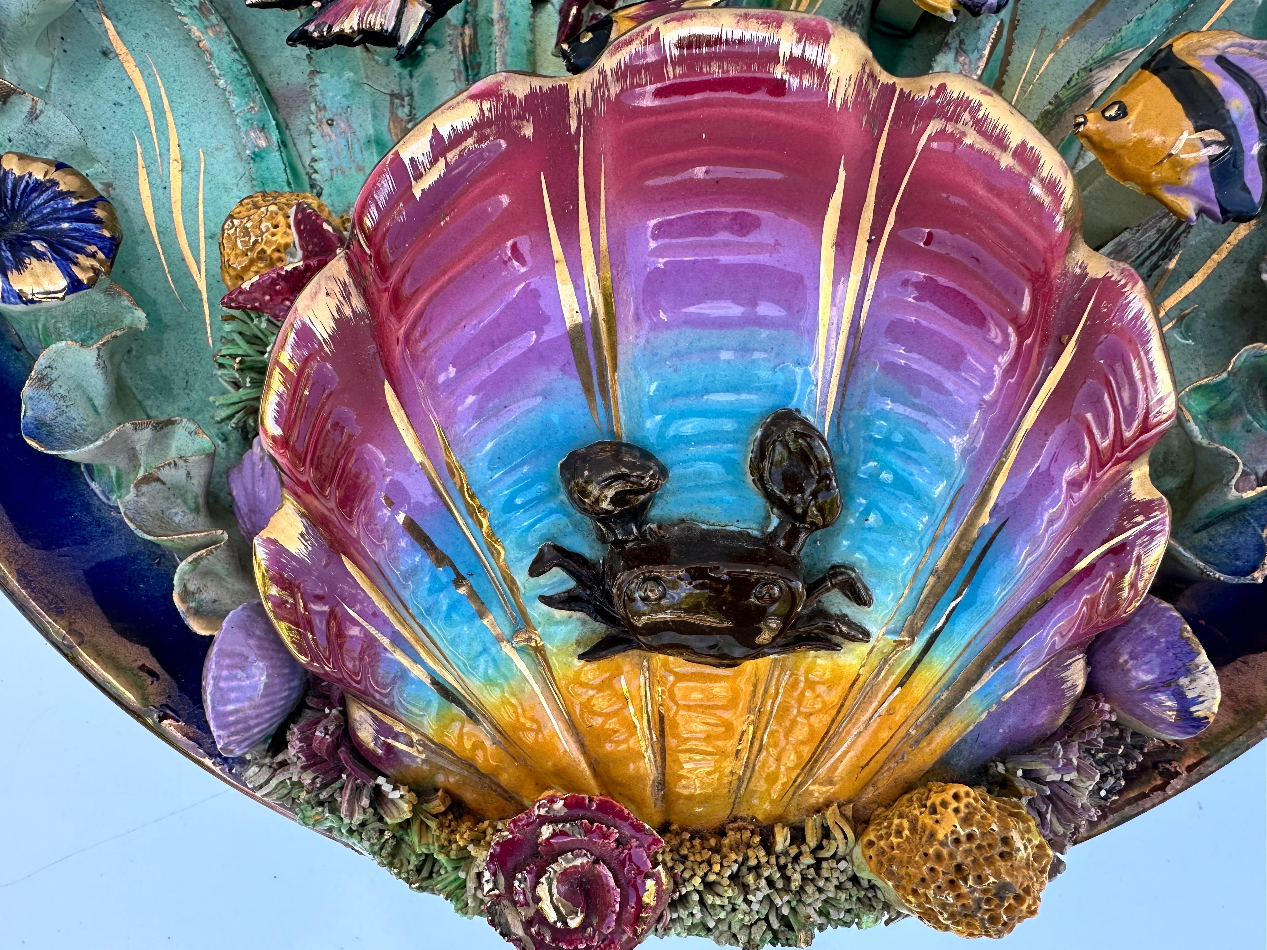 Coppia di sconsigli di Monaco in ceramica in vendita 7