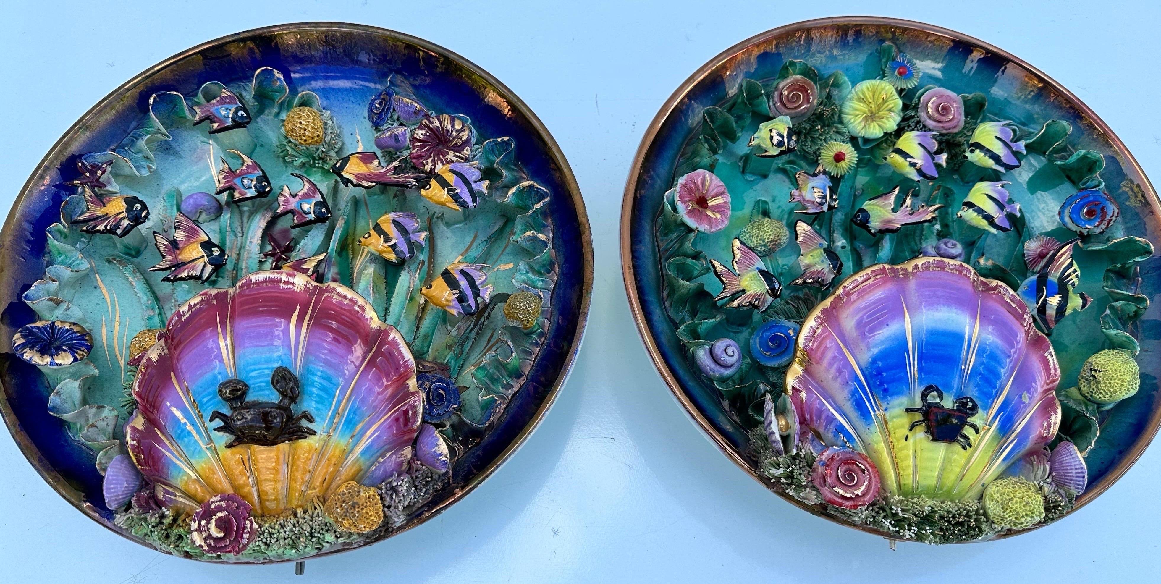 Coppia di sconsigli di Monaco in ceramica in vendita 8