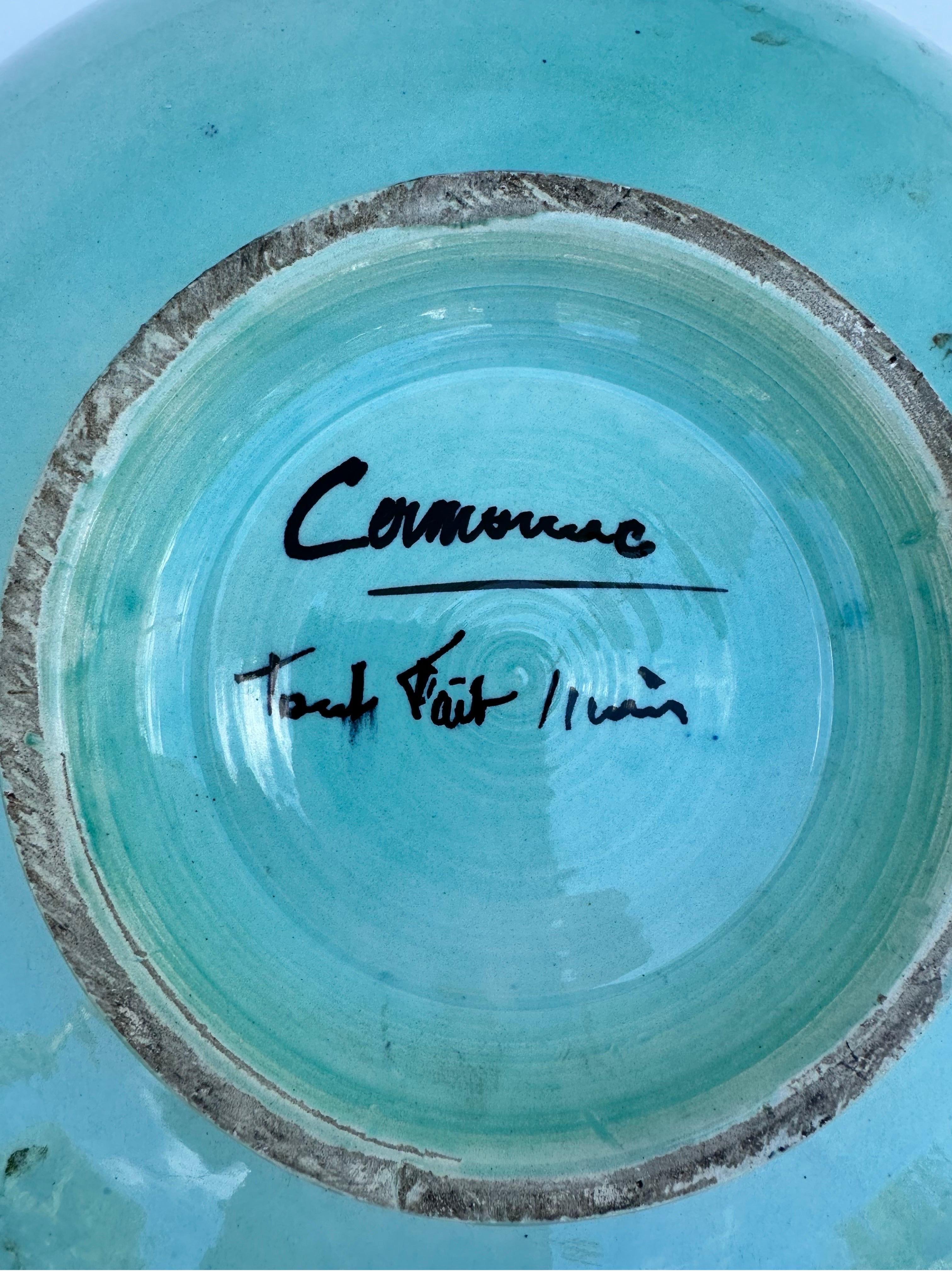 Coppia di ceramiche Monaco  Lampadari.
Firmato Cermonac ( céramique de Monaco )
Realizzato a mano.