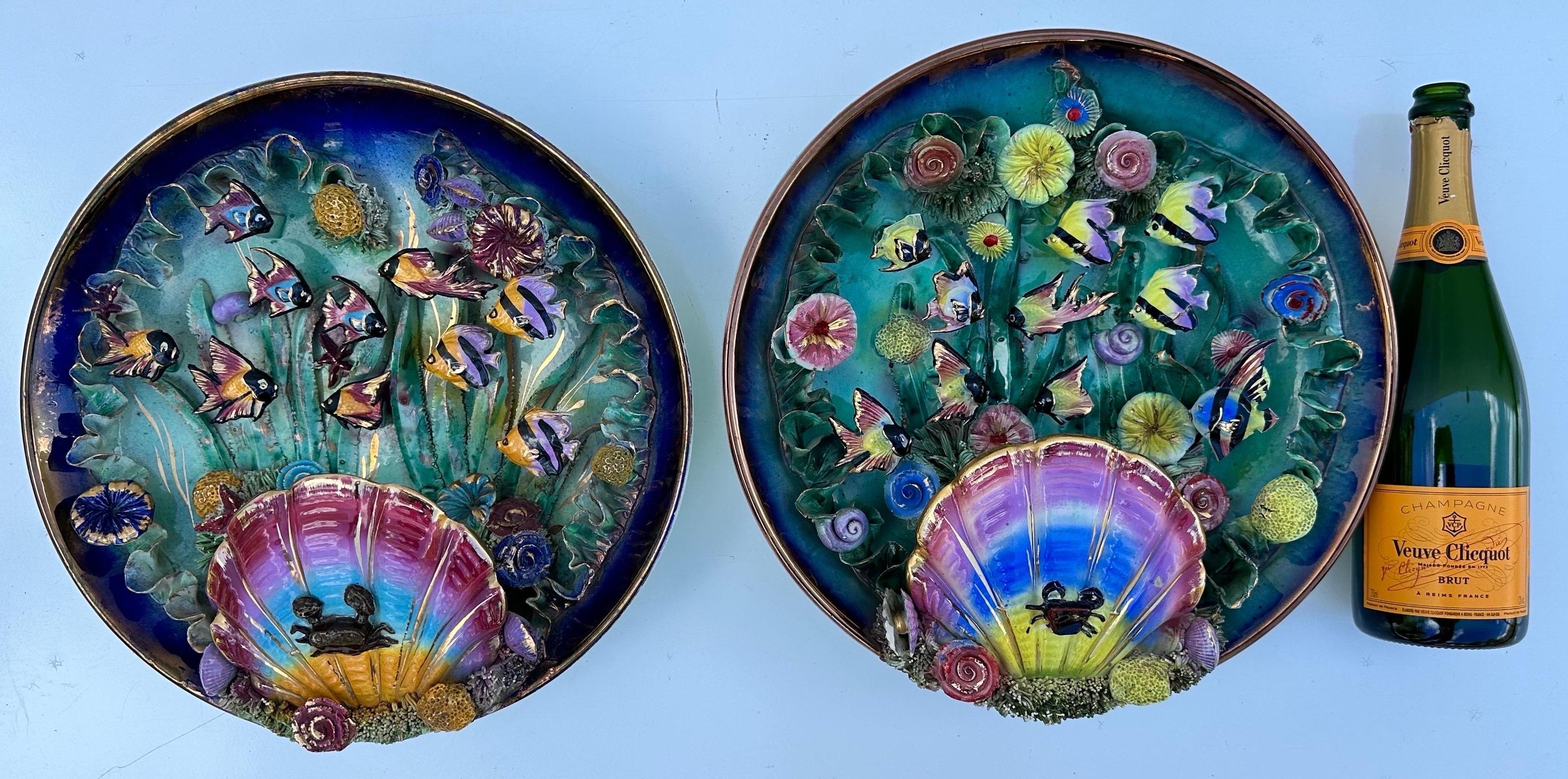 Mid-Century moderno Coppia di sconsigli di Monaco in ceramica in vendita