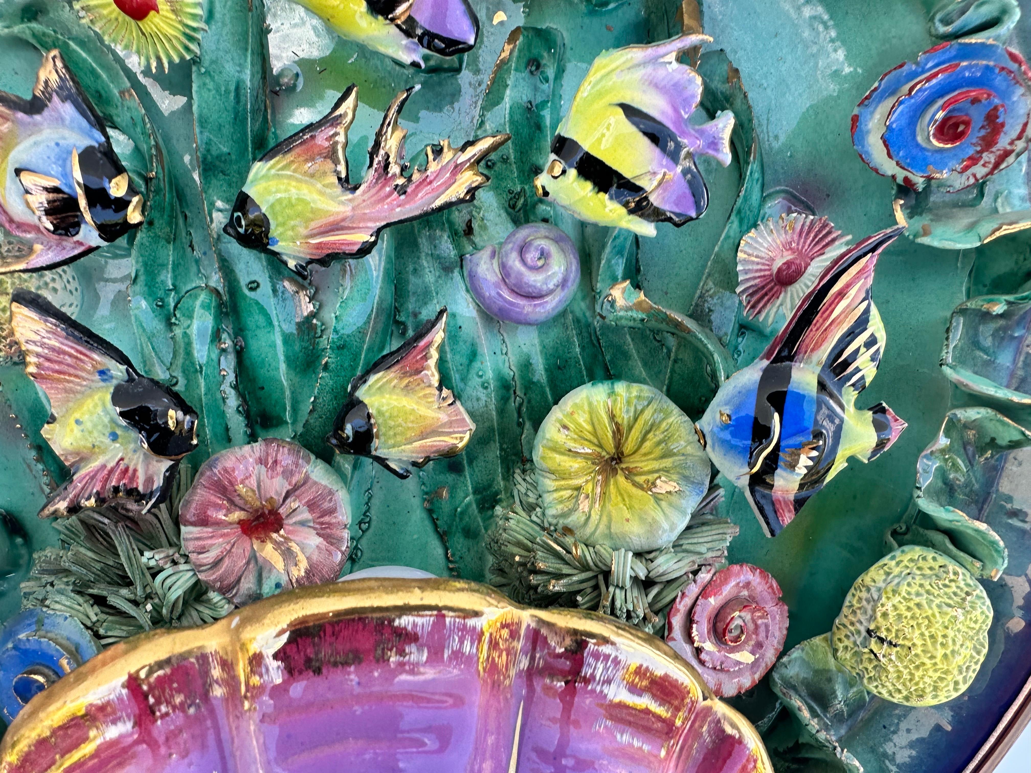 Coppia di sconsigli di Monaco in ceramica in vendita 1