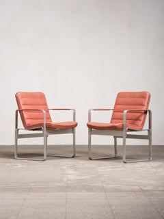 Paire de fauteuils "Mondo" par Karl-Erik Ekselius pour JOC Vetlanda, Suède, années 1970