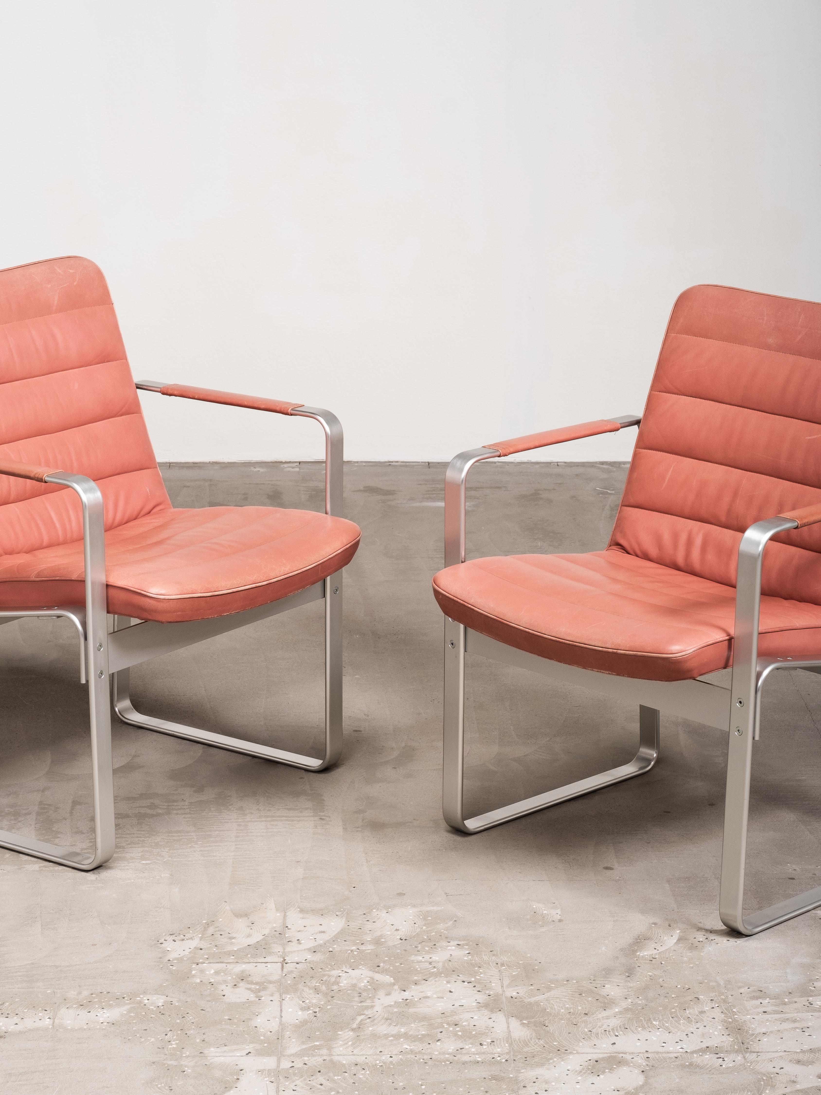 Paar 'Mondo' Sessel von Karl-Erik Ekselius für JOC Vetlanda, Schweden, 1970er Jahre (Moderne der Mitte des Jahrhunderts) im Angebot