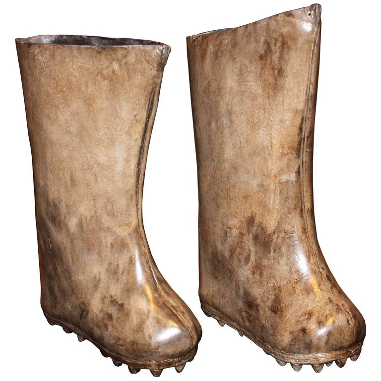 Pair of Mongolian Leather Boots at 1stDibs | mongolian riding boots, mongolian  boots for sale